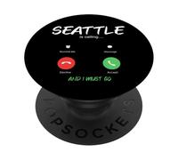 Seattle chiama e devo andare a Washington USA in viaggio PopSockets PopGrip Adesivo