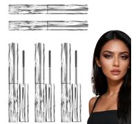 Seattle Get Mascara, London Get Mascara, 3D Curling Eyelash Iron, Waterproof Long-Lasting No Flaking, Lashes, Lashe separate da parete, colore nero, No Flaking for Mother,Girl,Wife (nero, 4)