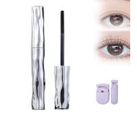 Seattle Get Mascara, Seattleget Mascara, 3D Curling Eyelashes Iron Mascaras, Steel Pipe Eyelash Primer, Length & Curl, Waterproof, Long-Lasting, No Flaking, No Clumping, Washable Brush Head (1)