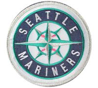 Seattle Mariners Team Manicotto Rotondo Maglia Toppa Ufficiale MLB Logo Emblema