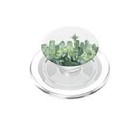 Seattle, orizzonte, acquerello, urbano, paesaggio urbano, disegno PopSockets PopGrip per MagSafe