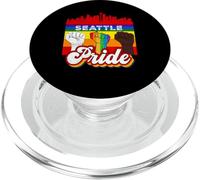 Seattle Pride Rainbow Gay Pride Flag Funny LGBT PopSockets PopGrip per MagSafe