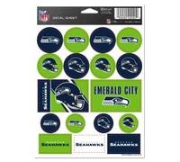 Seattle Seahawks foglio di adesivi in vinile 12,7 x 17,8 cm