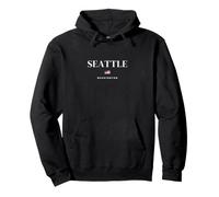 Seattle Washington Felpa con Cappuccio