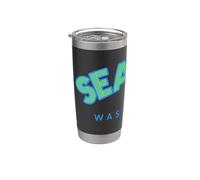 SEATTLE Washington Pacific Northwest Pride Bicchiere termico in acciaio inox doppia parete