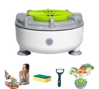 Seattleget Efficient Portable Fruit and Vegetable Washers, Automatic Fruit Washing Machine for Cleaning Fruits, Vegetables, Meat (A)