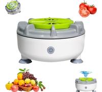 Seattleget Lavatrice Portatile Ultrasonica per Frutta e Verdura - Vegetable Washing Machine Ultrasonic Automatic Powerful Offe, Efficient Portable Fruit and Vegetable Washers (Tipo Di Caricamento)