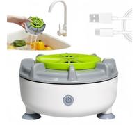 Seattleget - Rondelle efficienti e portatili per frutta e verdura, per sterilizzazione, completamente automatica, controllo con un solo pulsante, adatte per lavare frutta e verdura (tipo D)