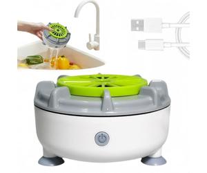 Seattleget - Rondelle efficienti e portatili per frutta e verdura, per sterilizzazione, completamente automatica, controllo con un solo pulsante, adatte per lavare frutta e verdura (tipo D)