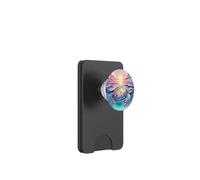Seaturtle Beach Sea Turtle Shell Beachy Blue Pink Sunset Art PopSockets PopWallet per MagSafe