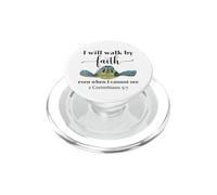 Seaturtle Turtle I Will Walk By Faith Even When I Cannot See PopSockets PopGrip per MagSafe