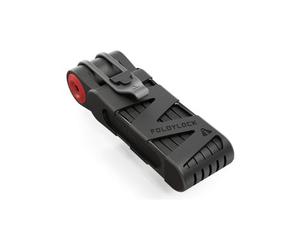Seatylock foldylock 90 lucchetto pieghevole 90cm nero staffa