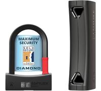 Seatylock Mason Bike U Lock - Brevettato Heavy Duty Anti Theft Diamond Secure ULock - Strumento di sicurezza per bicicletta con chiavi per City Electric o Mountain Bike e scooter (14,9 cm)