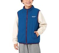 SEAUR Gilet Softshell Bambino Foderato In Pile Gilet Invernale con Cerniera | Impermeabile Antivento Leggero Tinta Unita 2-12 anni