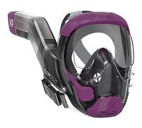 Seaview 180 V3 Maschera subacquea integrale per adulti, il V3 è l'attrezzatura perfetta per adulti e bambini, design brevettato Flowtech, respirazione fino al 600% più facile. Equipaggi