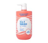 Seaweed Bath Co. 3 in 1 Wash Lime Papaya Scent 30 once Shampoo Bagnoschiuma per donne e uomini con alghe marine e olio di cocco