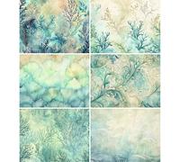 Seaweed n Reef - Carta di riso per decoupage, 21 x 27 cm, per mobili, supporti misti, biglietti e artigianato, per decoupage CRAFT KREATIVELY