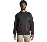 Seay Pahoa - felpa - unisex XL Black/Purple man Global Organic Texile Standard,Cotone Organico/Biologico
