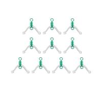 SEAYACK 10/20pcs Subline Splitter AntiGlements Pesca Swivels per Contatore A Doppio Gancio 8 Forma Legame