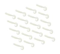 SEAYACK 20pcs Elastic Fishing Lures Realistic Floating Swimbaits for Bass Trout in Saltwater Freshwater Angling Durability Freshwaters Fishing Baits