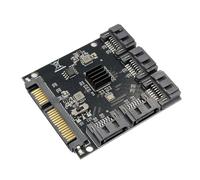 SEAYACK 5 Port SATAs Expansion Adapter with PM Support Toolless Setups Fast Speed Data Transfer for Multiple Devices IT Professional Satas Tool