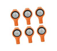SEAYACK 6Pcs Compact Light Weight Student Compasses Watches High Precisions Navigation Tool Adjustable Strap Wearable Watch