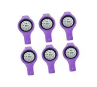 SEAYACK 6Pcs Compact Light Weight Student Compasses Watches High Precisions Navigation Tool Adjustable Strap Wearable Watch