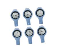 SEAYACK 6Pcs Compact Light Weight Student Compasses Watches High Precisions Navigation Tool Adjustable Strap Wearable Watch