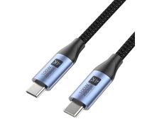 SEAYACK Cavo dati USB 3.2 con completo set di funzioni, supporta proiezione 4K 20Gbit/S, trasmissione PD100W, tipo C, cavo di ricarica per cavo