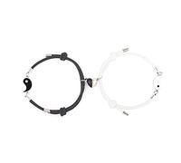 SEAYACK Europeo E Moda Milano Corda Bianco E Nero Magnete Per Chi Coppia Bracciali Uomini E Donne Braccialetti Ebrei