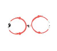 SEAYACK Europeo E Moda Milano Corda Bianco E Nero Magnete Per Chi Coppia Bracciali Uomini E Donne Braccialetti Ebrei