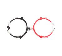 SEAYACK Europeo E Moda Milano Corda Bianco E Nero Magnete Per Chi Coppia Bracciali Uomini E Donne Braccialetti Ebrei