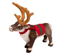 SEAYACK Handmade Deer Plush Doll Bedtime Companion Stuffed Animals Reindeer Doll for Themed Party Christmas Nursery Decoration Stuffed Animals Toy
