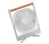 SEAYACK Pratico ventilatore da tavolo alimentato USB con funzionamento silenzioso ABS Textur ventola di raffreddamento ad aria ricaricabile
