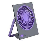 SEAYACK Ventola Desktop Ricaricabile Silenziosa con Flussi D A 4 velocità Regolabili Texture ABS Adatta per L'Ufficio Interno O La Casa Raffreddamento