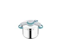 Seb ClipsoMinut' Easy+ 9 L, Manici pieghevoli, Pentola a induzione e Libro 100 Ricette, Pentola a pressione in acciaio inox, facile da usare, Made in France P4904916
