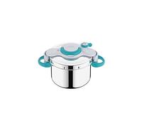 Seb Clipsominut'easy+, pentola a pressione in acciaio inossidabile 7,5 L+, libro 100 ricette, pentola a pressione a induzione, manici pieghevoli, facile da usare, prodotta in Francia P4904816, acciaio inossidabile