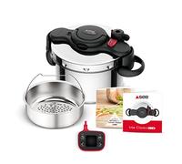 Seb P4900750 - Pentola a pressione in acciaio INOX, 6 l