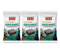 Seba Garden DAECHUN (Choi's1) - Snack di alghe biologiche originali Nori Leaf di Korea Premium, confezione da 6