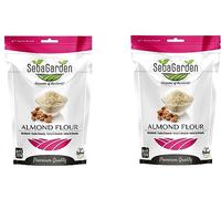 Seba Garden Farina di mandorle sbollentata extra fine, richiudibile, California (2 kg)