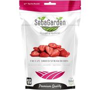 Seba Garden Fragole liofilizzate premium, gustose fragole europee non OGM e vegane (100 g)