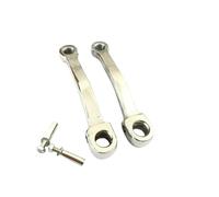 seba.ricambi Coppia Pedivelle Pedali Corona e Spine di Fissaggio per Ciclomotore Ciao C7 Px P Pxv Pv Si Bravo