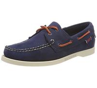 Sebago Docksides Nbk W, Scarpe da Barca, Donna, Multicolore Navy Corallo N13, 40.5 EU