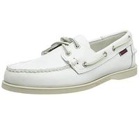 Sebago DOCKSIDES PORTLAND, Scarpe da Barca, Uomo, Bianco (White 911), 43 EU