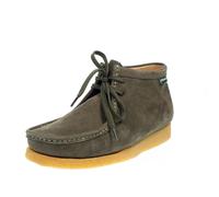 Sebago Koala Mid - Mocassini Stringati In Suede Verde - Uomo Scarpe Stringate