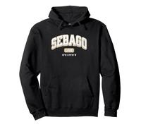 Sebago Lago Maine Coordinate Varsity Vintage Felpa con Cappuccio
