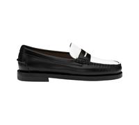 Sebago Classic Dan W Mocassini & Scarpe da Barca Donne Nero/Bianco - 37 - Mocassini