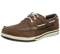Sebago TRITON THREE EYELETS NBK, Scarpe da Barca, Uomo, Marrone (Brown/Dark Brown 983), 42 EU