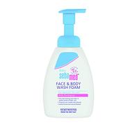 Schiuma detergente dermatologica per viso e corpo, 400 ml, Sebamed Baby
