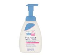 Schiuma detergente dermatologica per viso e corpo, 400 ml, Sebamed Baby
